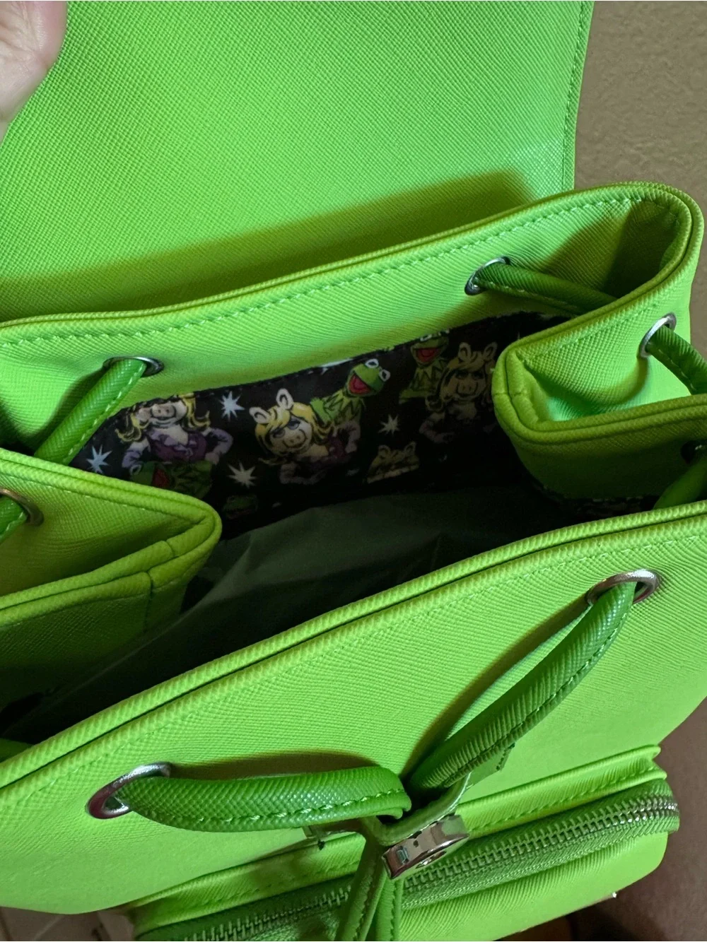Disney Kermit Green Mini Backpack